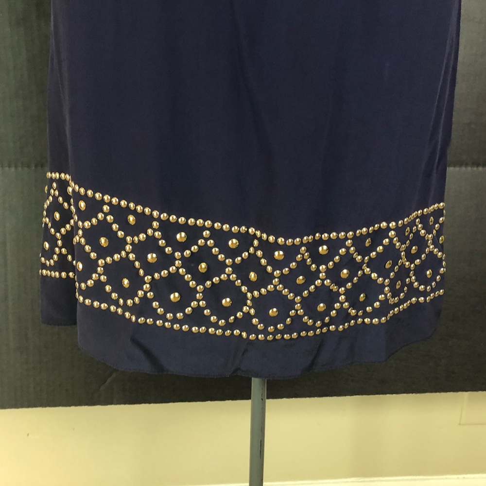 CCO⭐️ Lilly Pulitzer Navy Silk Long Sleeve Dress - Picture 4 of 8